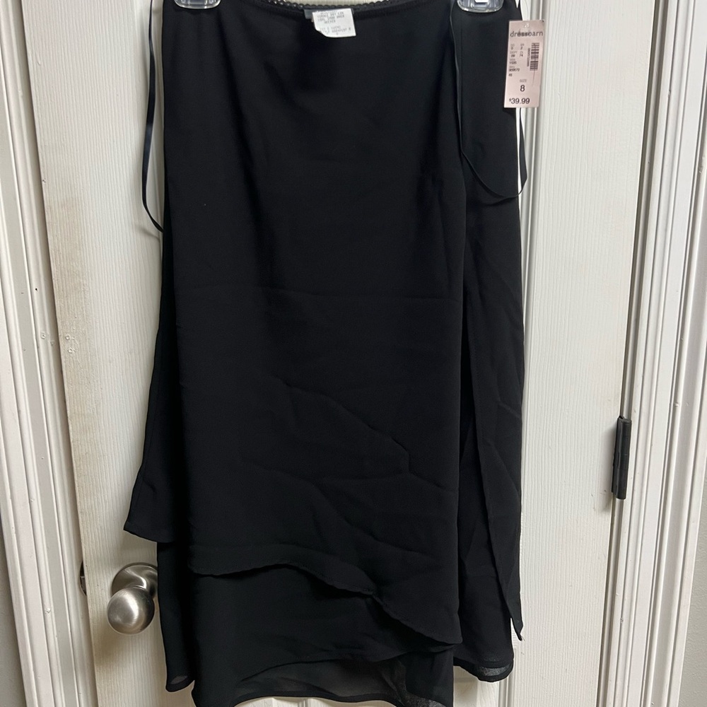 NEW Dressbarn black pencil skirt-size 8